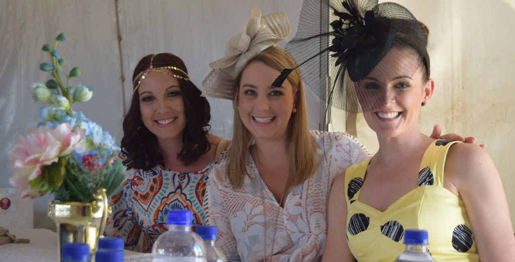 Fashions on the Field judges Casey Beckhouse, Jessica Meikle and Kelli Black had a hard job picking the winners at the Warwick Cup.